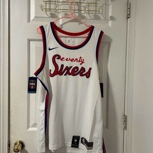NEW Nike White NBA Swingman Jersey